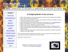 Tablet Screenshot of dirac-was-right.com
